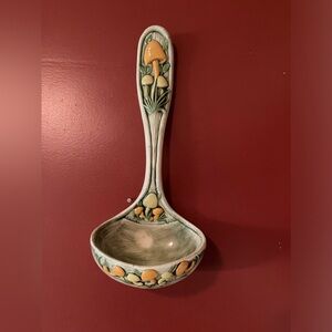 1973 Merry Mushrooms Large Ladle Kitchen Wall Decor